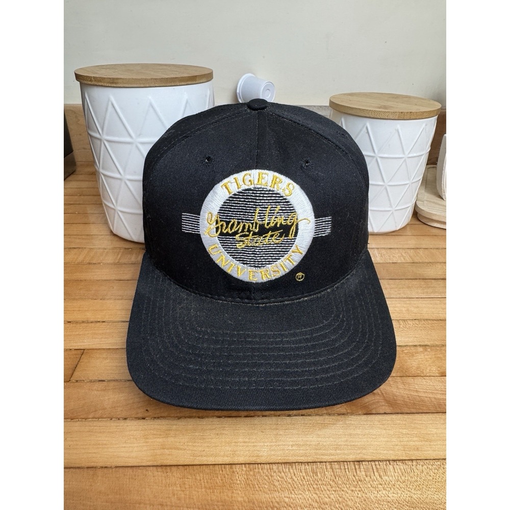 Grambling State University Tigers Hat Adjustable SnapBack Vtg 90s Black The Game